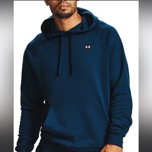 Under Armour mens Rival hoodie navy size small